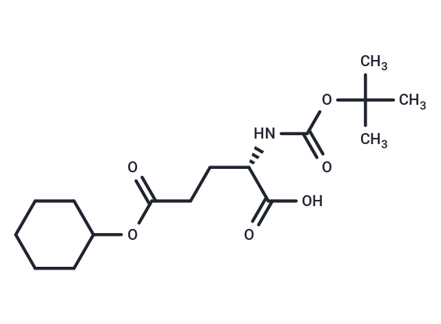 化合物 Boc-Glu(OcHex)-OH,Boc-Glu(OcHex)-OH