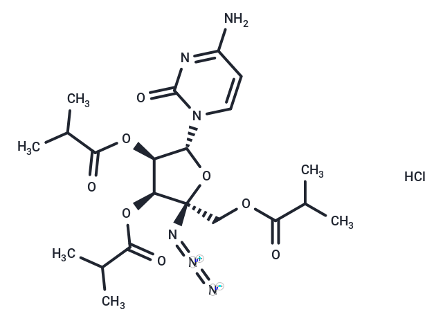 化合物 Balapiravir hydrochloride,Balapiravir hydrochloride