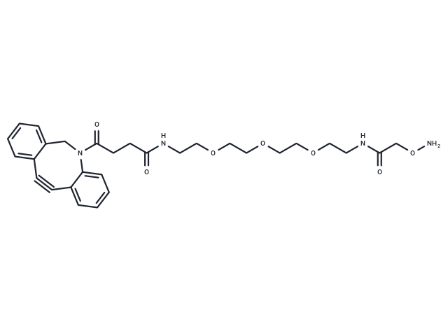 化合物 DBCO-PEG3-oxyamine,DBCO-PEG3-oxyamine