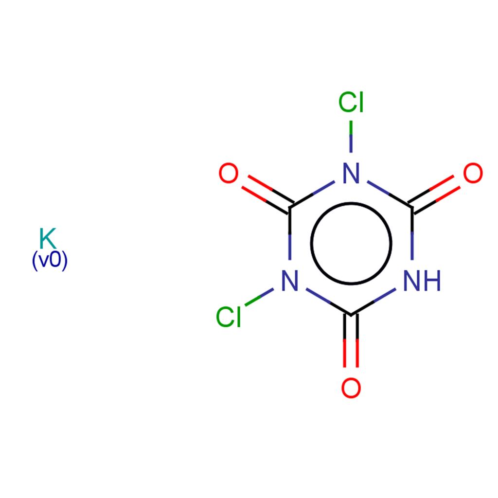 化合物 Troclosene potassium,Troclosene potassium