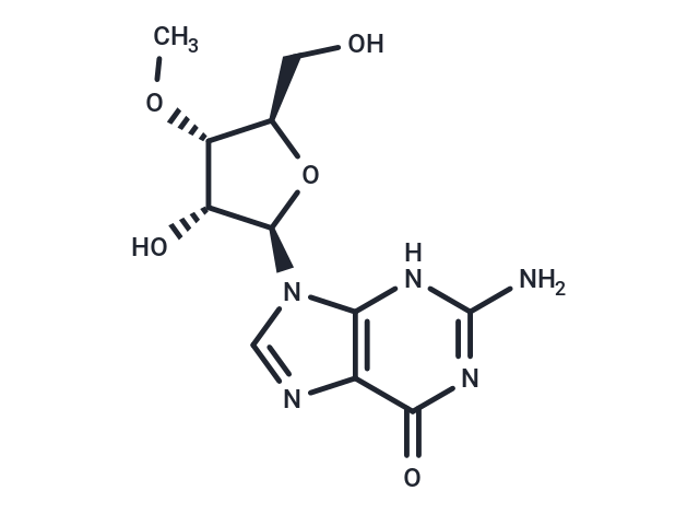 化合物 3’-O-Methyl guanosine,3’-O-Methyl guanosine