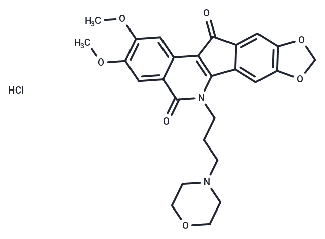 化合物 Indotecan hydrochloride,Indotecan hydrochloride