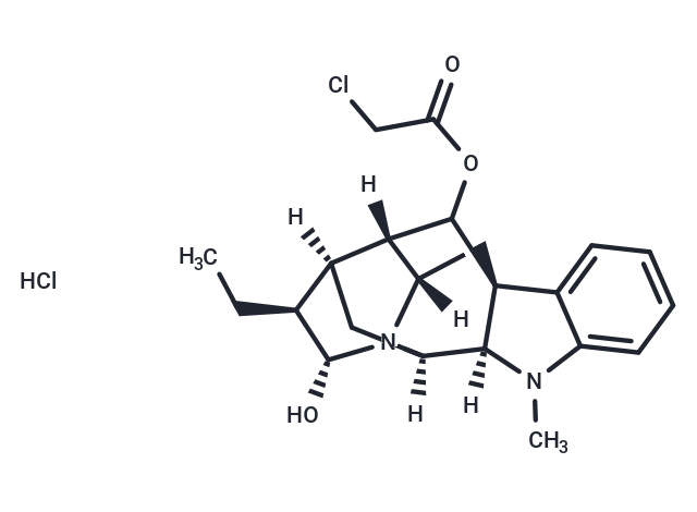 化合物 Lorajmine hydrochloride,Lorajmine hydrochloride