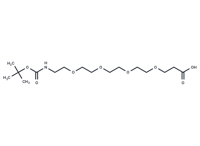 化合物 Boc-NH-PEG4-CH2CH2COOH,Boc-NH-PEG4-CH2CH2COOH