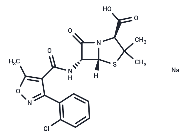 化合物 Cloxacillin Sodium,Cloxacillin Sodium