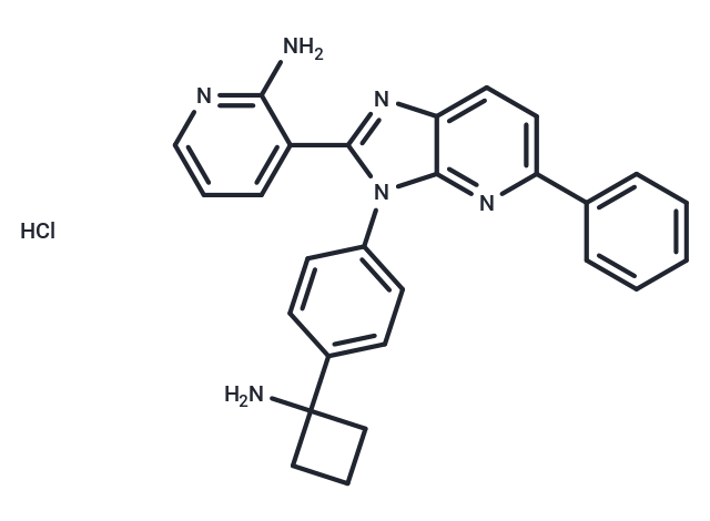 化合物 Miransertib (ARQ 092) HCl,Miransertib (ARQ 092) HCl