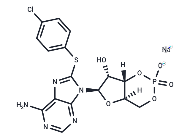 化合物 8-CPT-Cyclic AMP (sodium salt),8-CPT-Cyclic AMP (sodium salt)