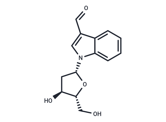 化合物 3-Formylindole-2’-deoxyriboside,3-Formylindole-2’-deoxyriboside