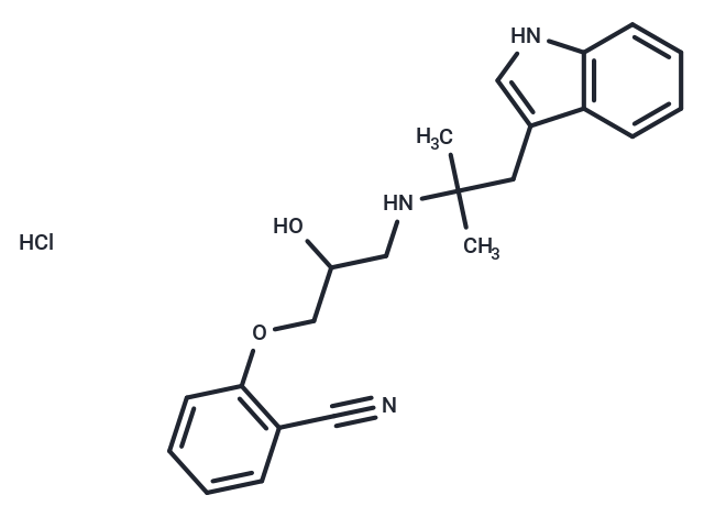 化合物 Bucindolol hydrochloride,Bucindolol hydrochloride