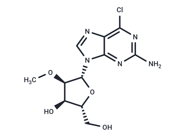 化合物 2-Amino-6-chloropurine-9-(2’-O-methyl)riboside,2-Amino-6-chloropurine-9-(2’-O-methyl)riboside