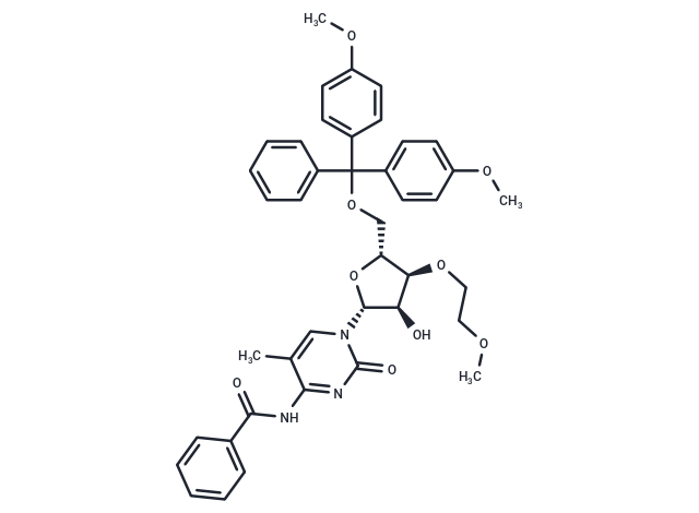 化合物 N4-Benzoyl-5’-O-(4,4’-dimethoxytrityl)-3’-O-(2- methoxyethyl)-5-methylcytidine,N4-Benzoyl-5’-O-DMT-3’-O-(2-methoxyethyl)-5-methylcytidine