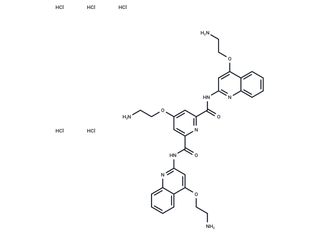 化合物 Pyridostatin hydrochloride,Pyridostatin hydrochloride