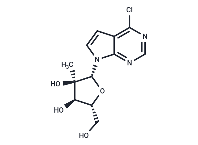 化合物 4-Chloro-7-(2-b-C-methyl-β-D-ribofuranosyl)-7H-pyrrolo[2,3-d] ? pyrimidine,4-Chloro-7-(2-b-C-methyl-β-D-ribofuranosyl)-7H-pyrrolo[2,3-d] ? pyrimidine