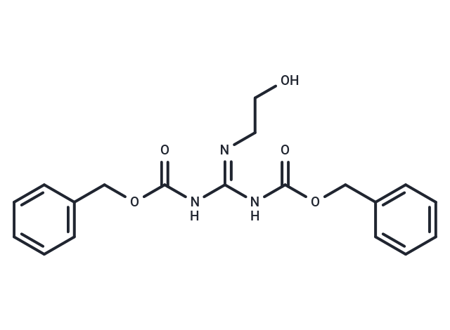 化合物 N,N’-bis-Cbz-N’’-(2-hydroxyethyl)-guanidine,N,N’-bis-Cbz-N’’-(2-hydroxyethyl)-guanidine