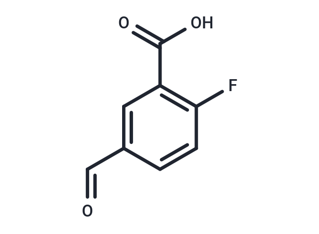 化合物 2-Fluoro-5-formylbenzoic acid,2-Fluoro-5-formylbenzoic acid