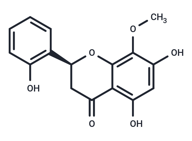 化合物 2',5,7-Trihydroxy-8-methoxyflavanone,2',5,7-Trihydroxy-8-methoxyflavanone