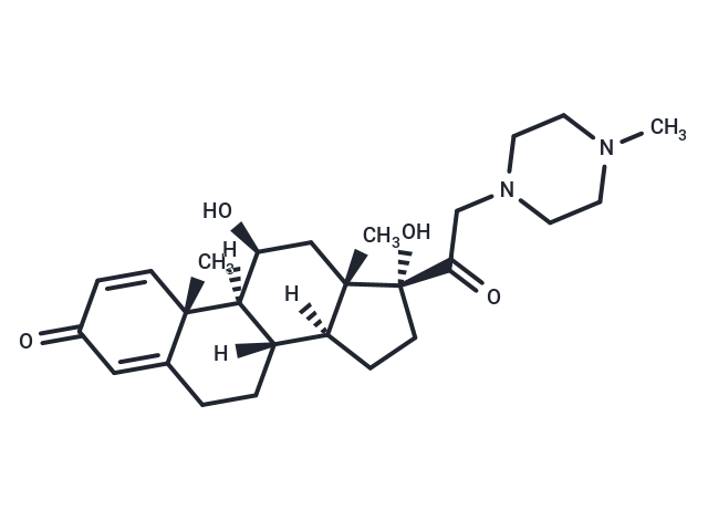 化合物 Mazipredone,Mazipredone