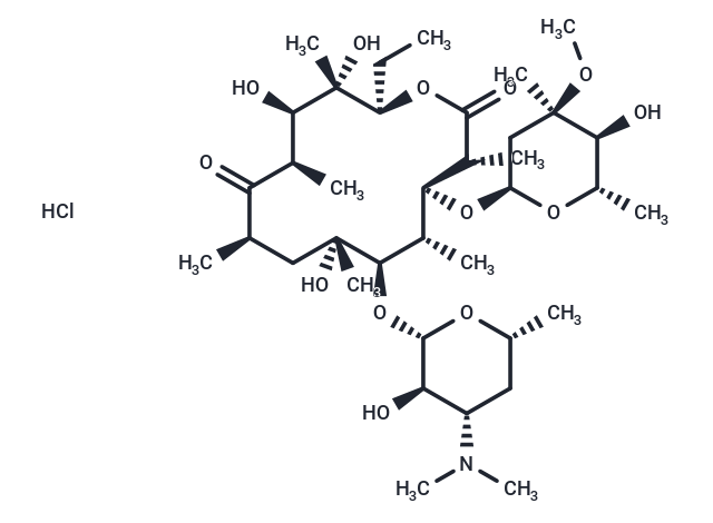 化合物 Erythromycin hydrochloride,Erythromycin hydrochloride