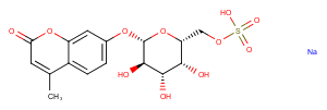 4-Methylumbelliferyl β-D-Galactopyranoside-6-sulfate (sodium salt),4-Methylumbelliferyl β-D-Galactopyranoside-6-sulfate (sodium salt)