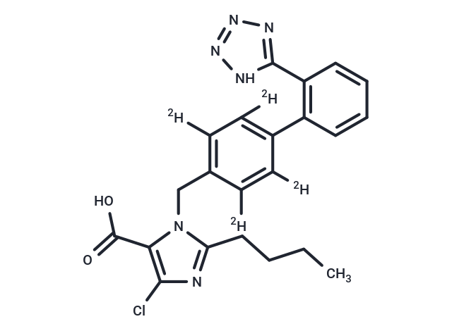 氯沙坦羧酸 D4,Losartan (D4 Carboxylic Acid)