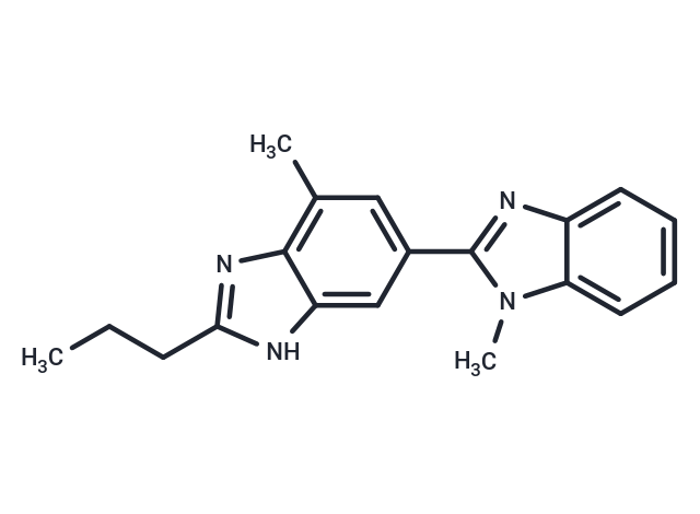 化合物 1,7'-Dimethyl-2'-propyl-1H,1'H-2,5'-bibenzo[d]imidazole,1,7'-Dimethyl-2'-propyl-1H,1'H-2,5'-bibenzo[d]imidazole