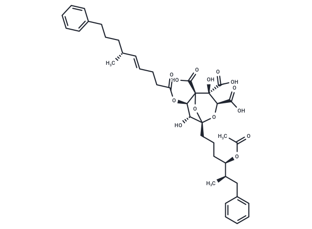 化合物 Zaragozic acid C,Zaragozic acid C