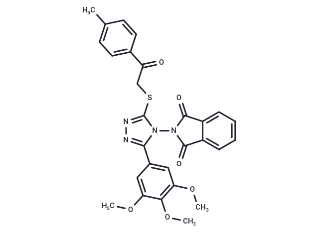 化合物 Tubulin polymerization-IN-7,Tubulin polymerization-IN-7