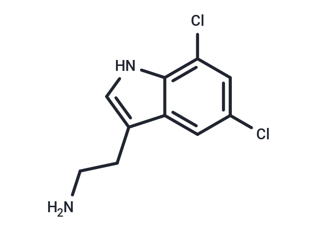 化合物 2-(5,7-dichloro-1H-indol-3-yl)ethan-1-amine,2-(5,7-dichloro-1H-indol-3-yl)ethan-1-amine