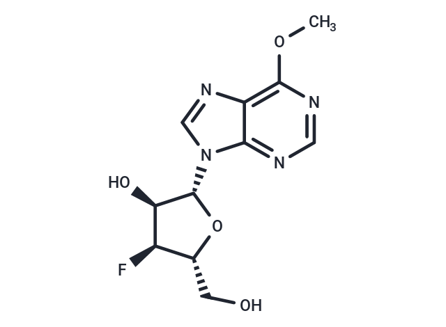 化合物 6-Methoxy-9-(3-deoxy-3-fluoro-b-D-ribofuranosyl)-9H-purine,6-Methoxy-9-(3-deoxy-3-fluoro-b-D-ribofuranosyl)-9H-purine