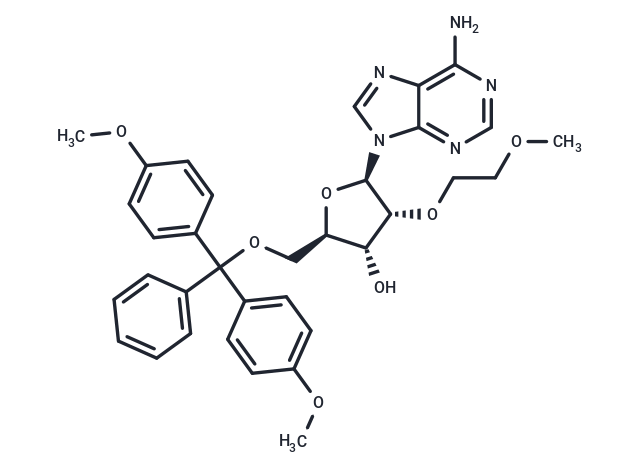 化合物 5’-O-(4,4’-Dimethoxytrityl)-2’-O-(2-methoxyethyl) adenosine,5’-O-(4,4’-Dimethoxytrityl)-2’-O-(2-methoxyethyl) adenosine