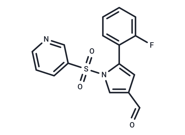 化合物 5-(2-Fluorophenyl)-1-(pyridin-3-ylsulfonyl)-1H-pyrrole-3-carbaldehyde,5-(2-Fluorophenyl)-1-(pyridin-3-ylsulfonyl)-1H-pyrrole-3-carbaldehyde