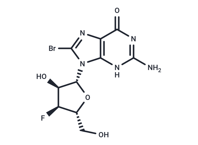 化合物 8-Bromo-3’-deoxy-3’-fluoroguanosine,8-Bromo-3’-deoxy-3’-fluoroguanosine