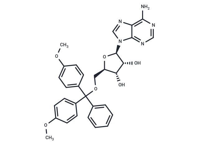 化合物 5’-O-(4,4’-dimethoxytrityl)adenosine,5’-O-(4,4’-dimethoxytrityl)adenosine