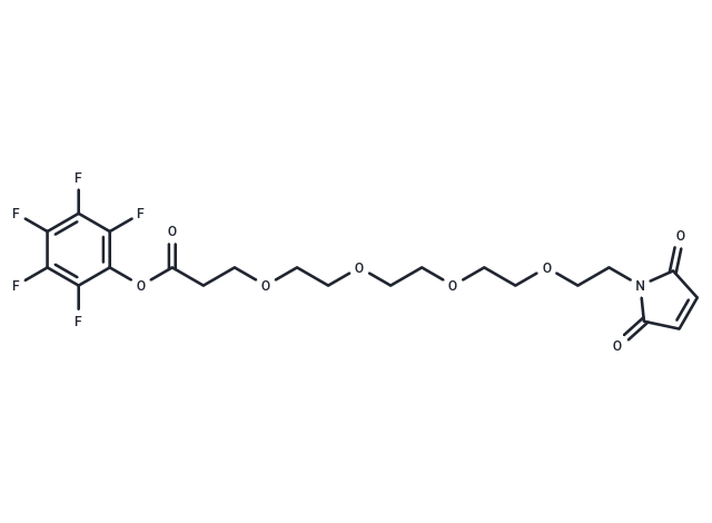 化合物 Mal-PEG4-PFP ester,Mal-PEG4-PFP ester