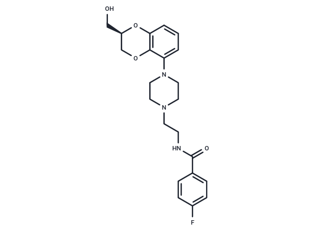 化合物 Flesinoxan,Flesinoxan