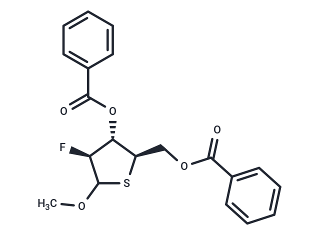 化合物 Methyl 2-deoxy-3,5-di-O-benzoyl-2-fluoro-4-thio-D-arabinopentofuranoside,Methyl 2-deoxy-3,5-di-O-benzoyl-2-fluoro-4-thio-D-arabinopentofuranoside