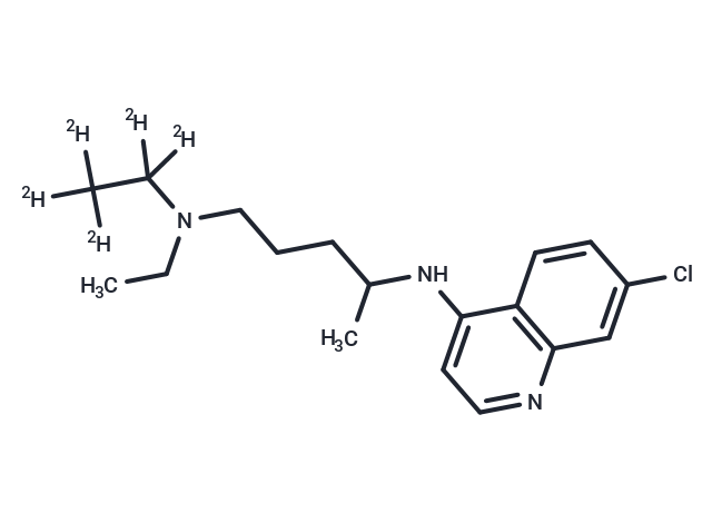 化合物 Chloroquine-d5,Chloroquine-d5