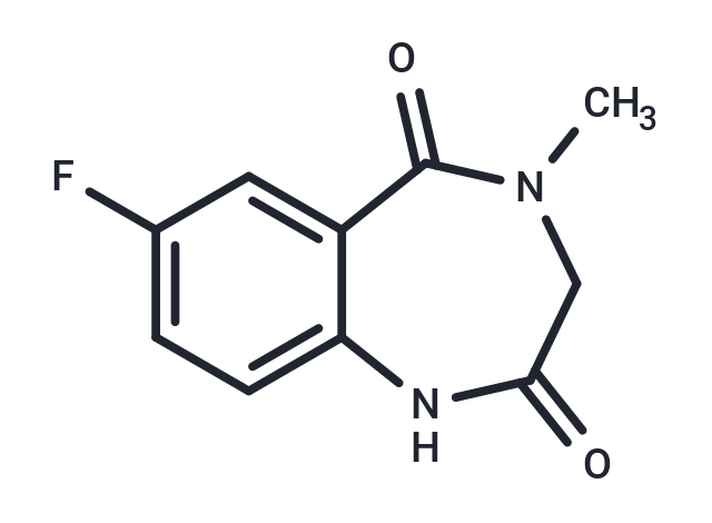 化合物 7-Fluoro-4-methyl-3,4-dihydro-1H-benzo[e][1,4]diazepine-2,5-dione,7-Fluoro-4-methyl-3,4-dihydro-1H-benzo[e][1,4]diazepine-2,5-dione