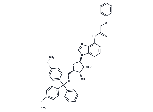 化合物 5’-O-(4,4’-Dimethoxytrityl)-N6-Phenoxyacetyl adenosine,5’-O-(4,4’-Dimethoxytrityl)-N6-Phenoxyacetyl adenosine