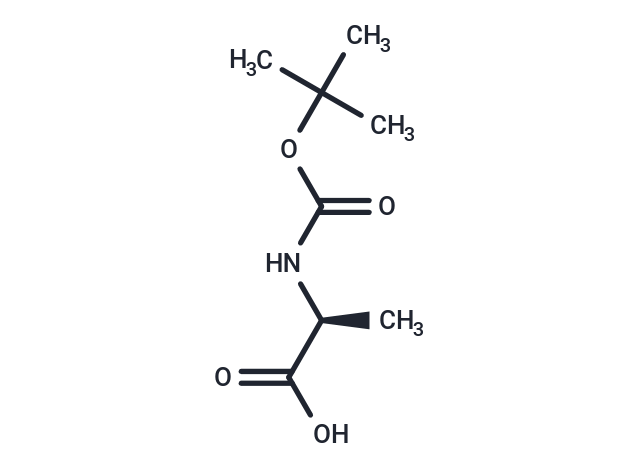 化合物 Boc-Ala-OH,Boc-Ala-OH
