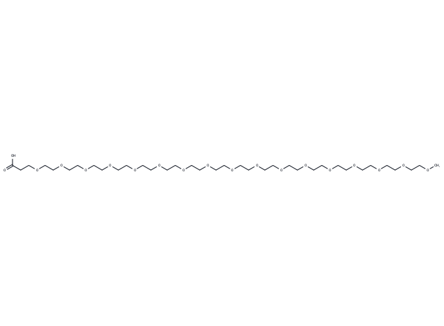 化合物 m-PEG17-acid,m-PEG17-acid