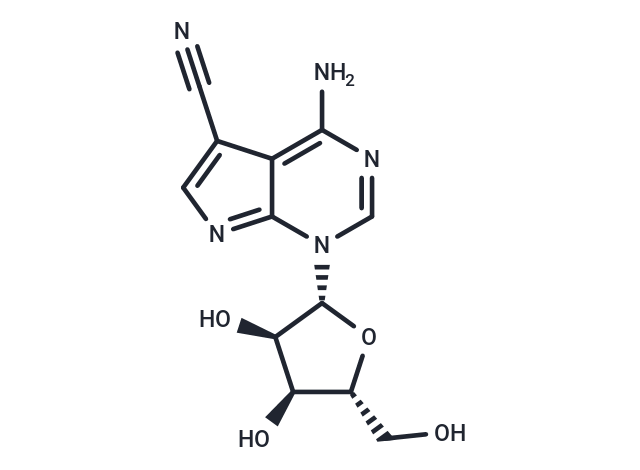 化合物 4-Amino-5-cyano-1-(β-D-ribofuranosyl)-7H-pyrrolo[2,3-d] ? pyrimidine,4-Amino-5-cyano-1-(β-D-ribofuranosyl)-7H-pyrrolo[2,3-d] ? pyrimidine