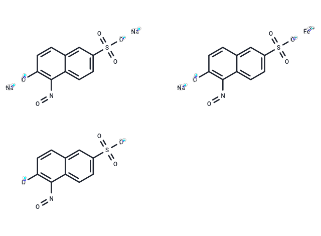 化合物 Iron, tris(5,6-dihydro-5,6-dioxo-2-naphthalenesulfonic acid 5-oximato)-, trisodium salt,Naphthol green B