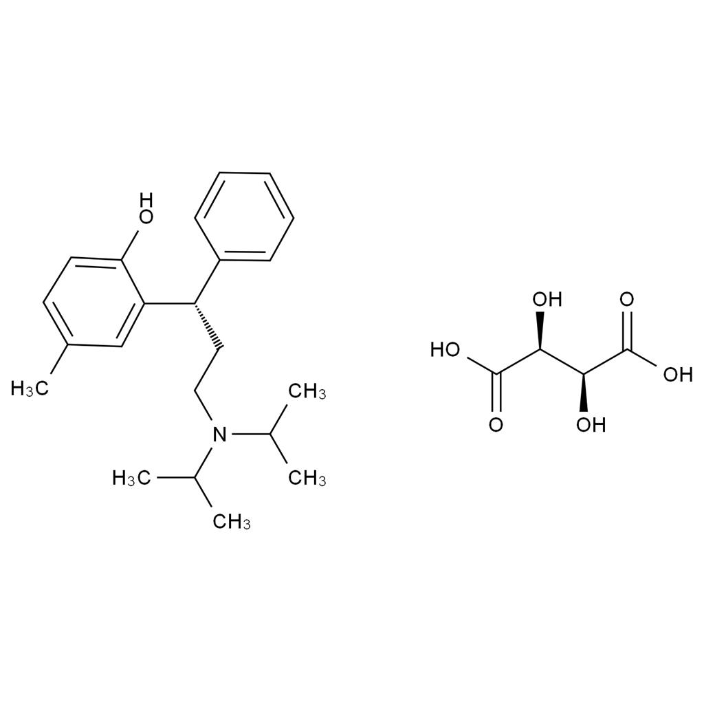 (S)-托特羅定 D-酒石酸鹽,(S)-Tolterodine D-Tartrate