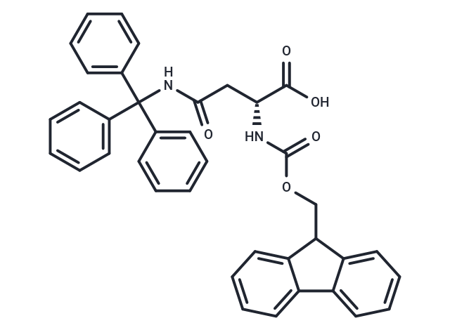 化合物 Fmoc-D-Asn(Trt)-OH,Fmoc-D-Asn(Trt)-OH