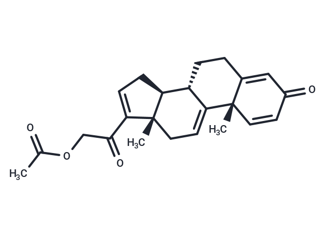 化合物 21-Acetoxypregna-1,4,9(11),16-tetraene-3,20-dione,21-Acetoxypregna-1,4,9(11),16-tetraene-3,20-dione