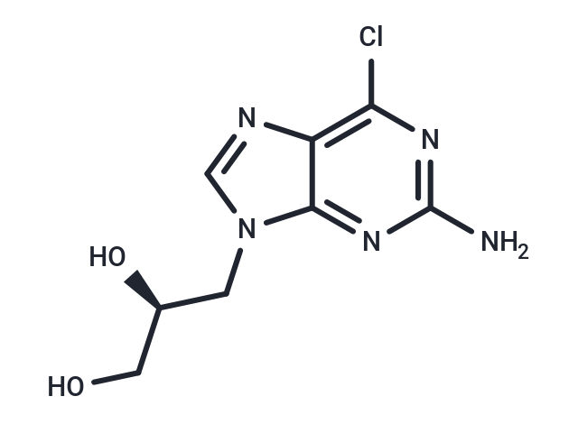 化合物 (S)-9-(2,3-Dihydroxypropyl)-2-amino-6-chloropurine,(S)-9-(2,3-Dihydroxypropyl)-2-amino-6-chloropurine