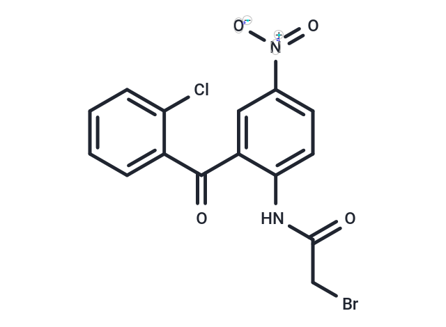 化合物 2-Bromo-N-(2-(2-chlorobenzoyl)-4-nitrophenyl)acetamide,2-Bromo-N-(2-(2-chlorobenzoyl)-4-nitrophenyl)acetamide