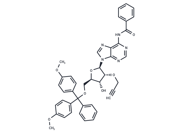 化合物 N4-Benzoyl-5’-O-(4,4’-dimethoxytrityl)-2’-O-propargyl adenosine,N4-Benzoyl-5'-O-DMT-2'-O-propargyl adenosine