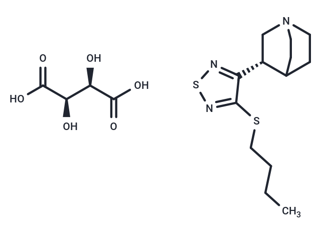 化合物 Vedaclidine tartrate,Vedaclidine tartrate